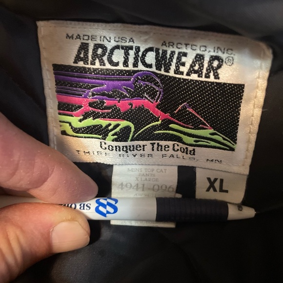 Vtg Artic Cat 3 Piece Snowmobile Top Jacket/Pants/Zip Out Jacket, Men’s XL - Picture 5 of 14